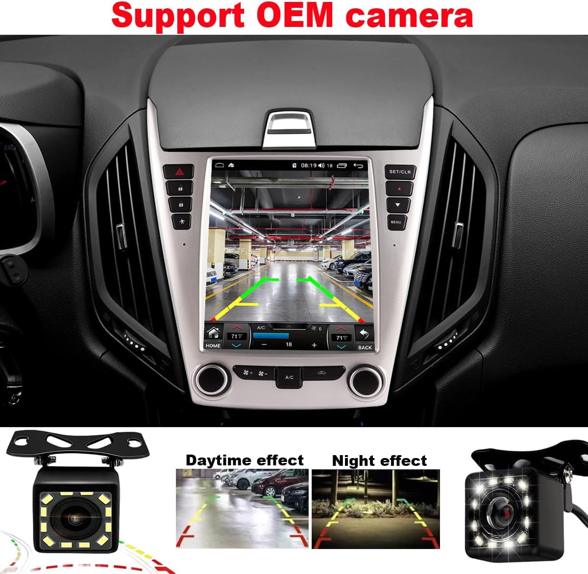 QLED 8-Core CPU Radio Upgrade for Chevy Chevrolet Equinox 1LT 2LT LTZ 2010 2011 2012 2013 2014 2015,IPS Touch Screen,CarPlay Android Auto Ready