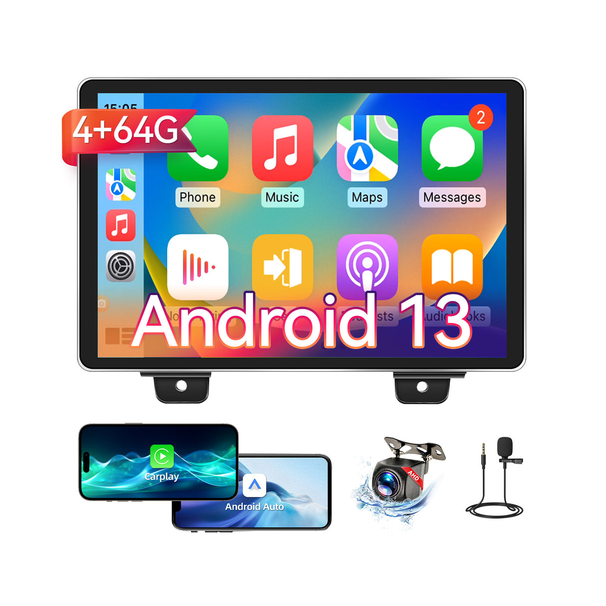 11.5 inch the Largest Touchscreen Car Stereo for Jeep Wrangler JL Gladiator 2018-2023 Support Wireless CarPlay&Android Auto,Factory Backup Camera
