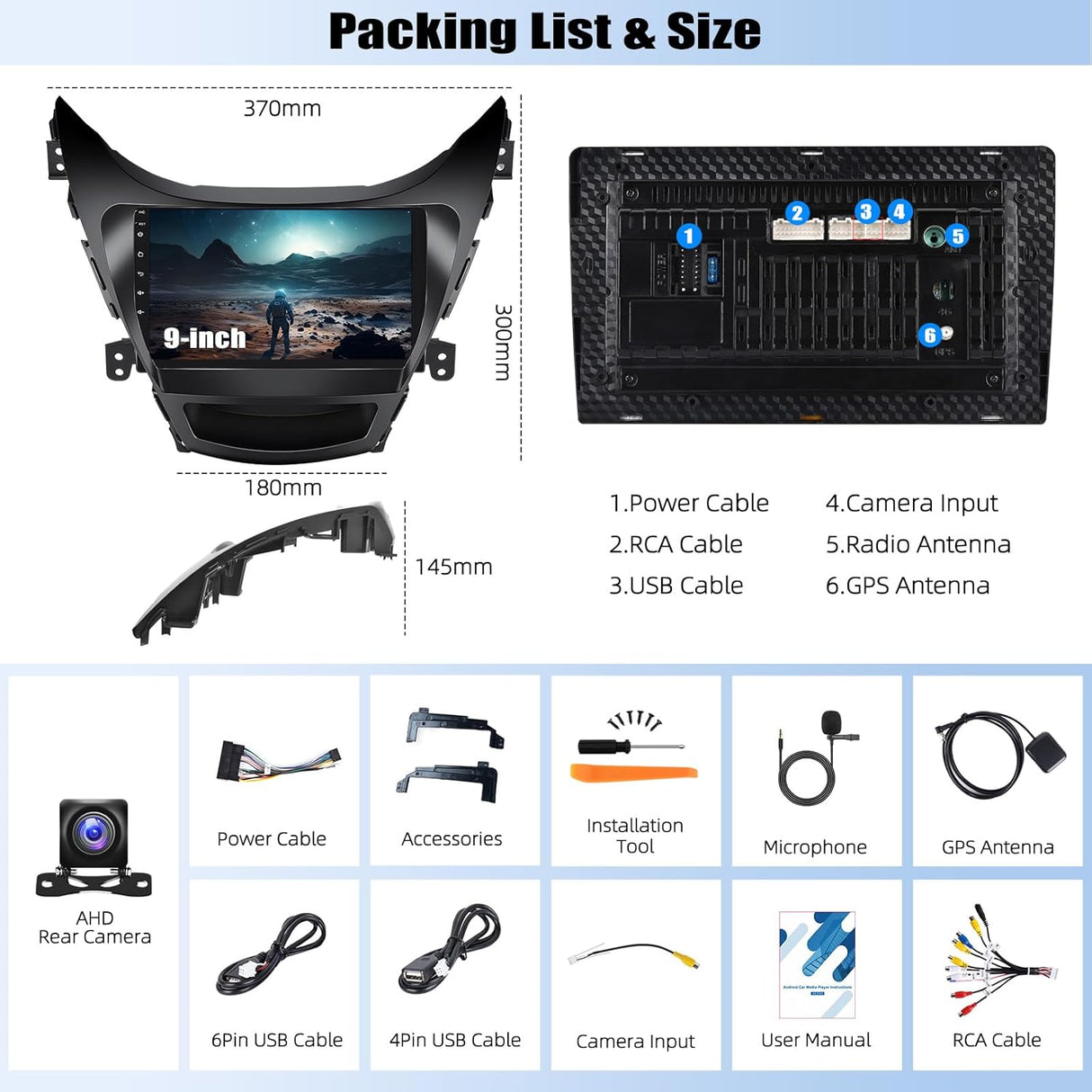 Car Radio for Hyundai Elantra 2011 2012 2013