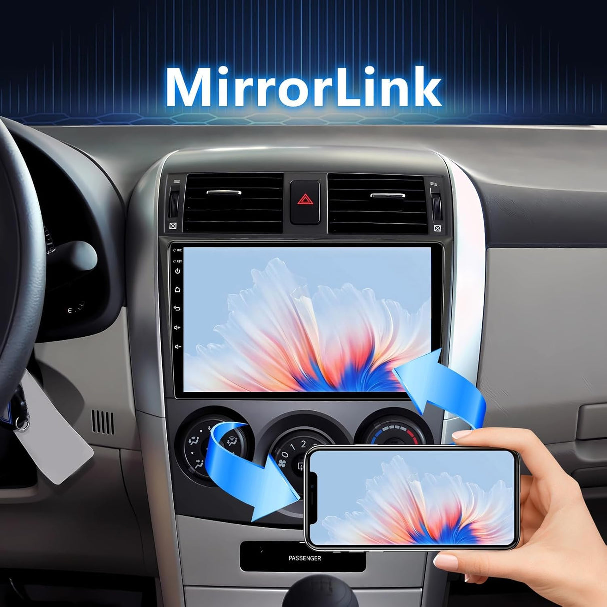 Car Stereo Radio for Toyota Corolla 2007 2008 2009 2010 2011 2012 2013