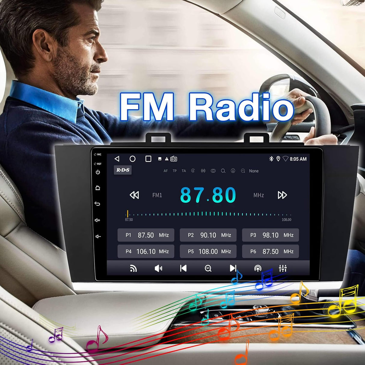 Car Radio Compatible for Subaru Legacy Outback 2015-2018