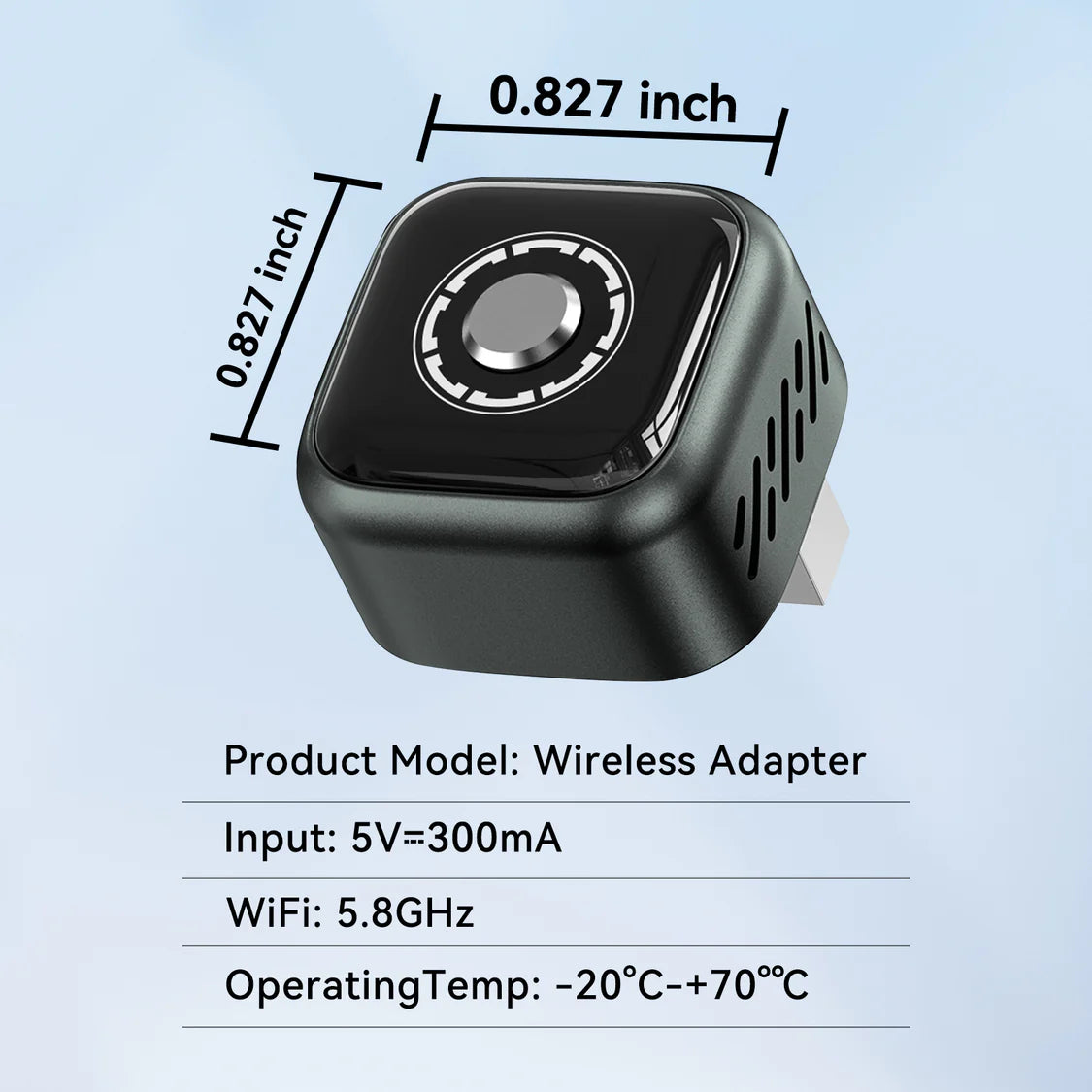 Teeran 2 in 1 Wireless CarPlay and Android Auto Adapter, Easy Setup Plug and Play, Fast Seamless Use Supports lots of Cars with Built-in Wired Car Play/Android Auto Compact Sleek Design Car Adapter