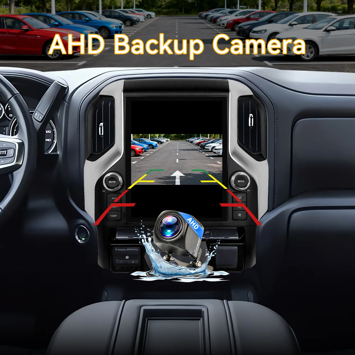 Car Radio 12.1" Qualcomm 8-core Android 13 (Only Original 8 inch with Bose) for Chevy Silverado 2019-2021 with Dual Bluetooth CarPlay Android Auto GPS FM AM DSP Gyroscope Function