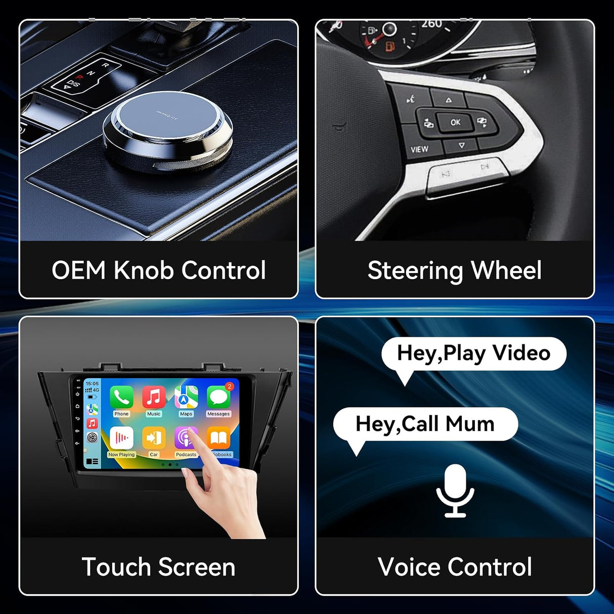 Android 13 Car Radio for Toyota Prius V Alpha 2012-2017 | Carplay Android Auto, 9 Inch Touchscreen Head Unit Bluetooth GPS SWC RCA Back Camera (For Prius Plus V Alpha 2012-2017)