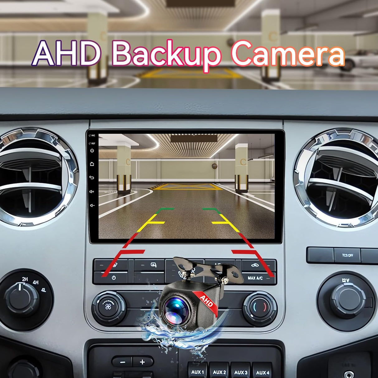 10 inch Android 13 Car Radio for Ford F150 2004-2008/Ford Expedition 2007-2014/Edge 2007-2010 Supports Wireless CarPlay/Android Auto, GPS, 5G WiFi, SWC, AHD Backup Camera