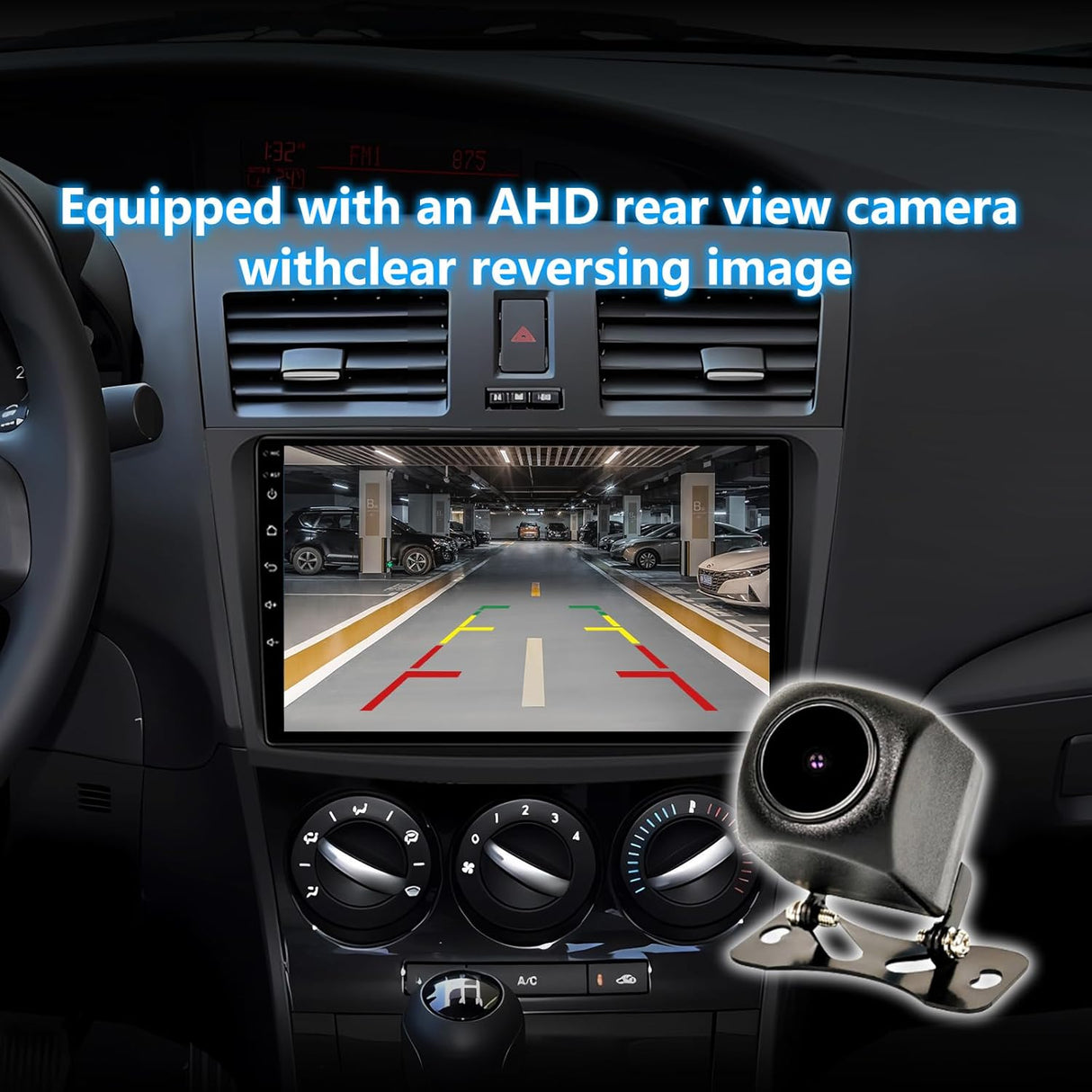 Android 13 Car Stereo for 2010-2013 Mazda 3 Supports Wireless CarPlay & Android Auto