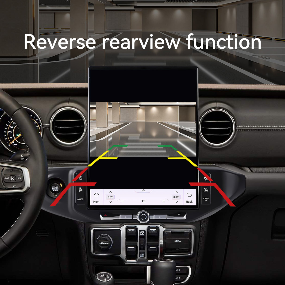 Car Stereo for jeep Wrangler 2018-2022 ,16.2 inch Qualcomm 8-Core Android 13 Touchscreen Radio with Key and Knob,Carpaly & Android Auto,DSP,Dual Bluetooth
