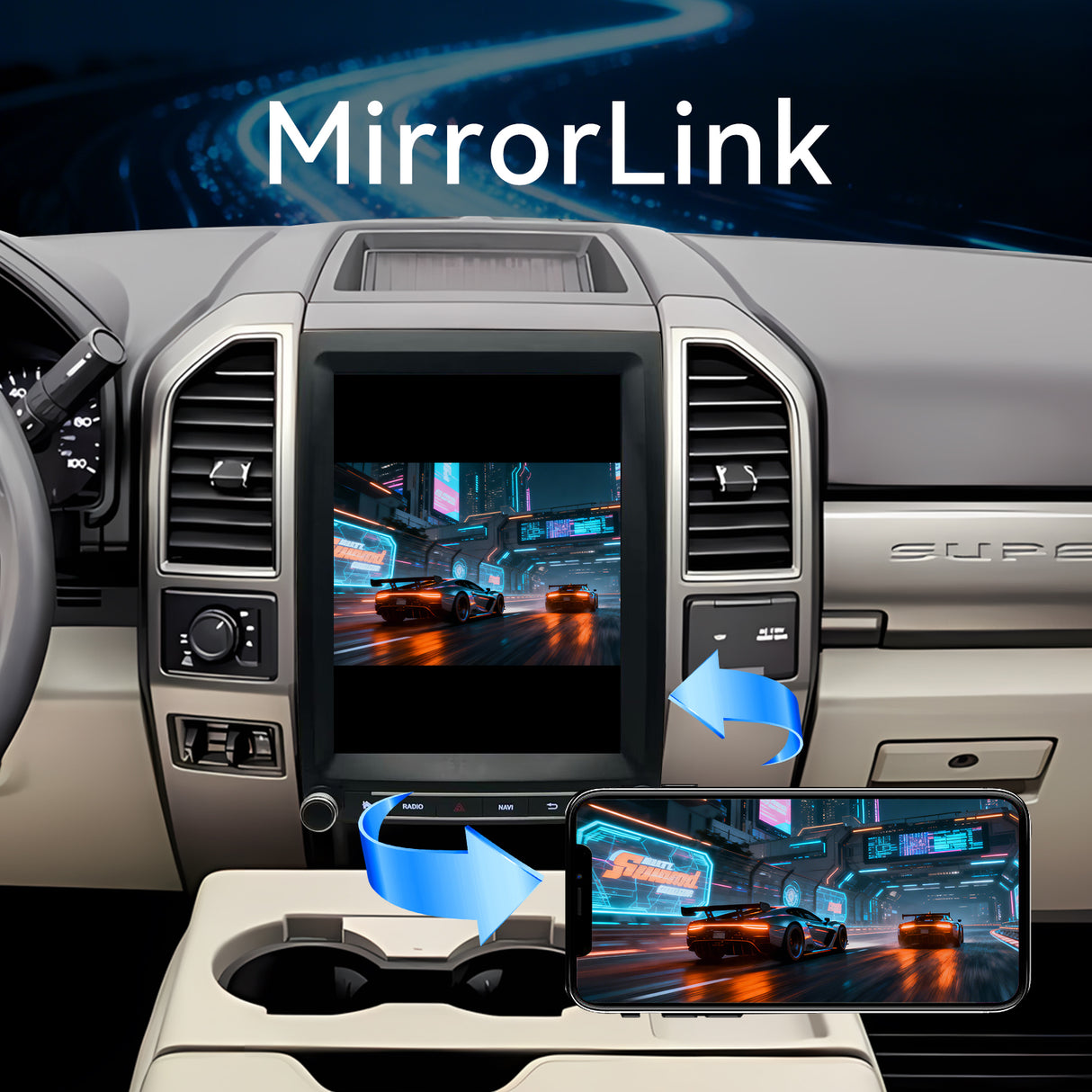 12.1 inch Android 13 Car Radio for Ford expedition F350 2013-2017, Upgrade Head Carplay Android Auto GPS Navigation,4G+64G, 8Core