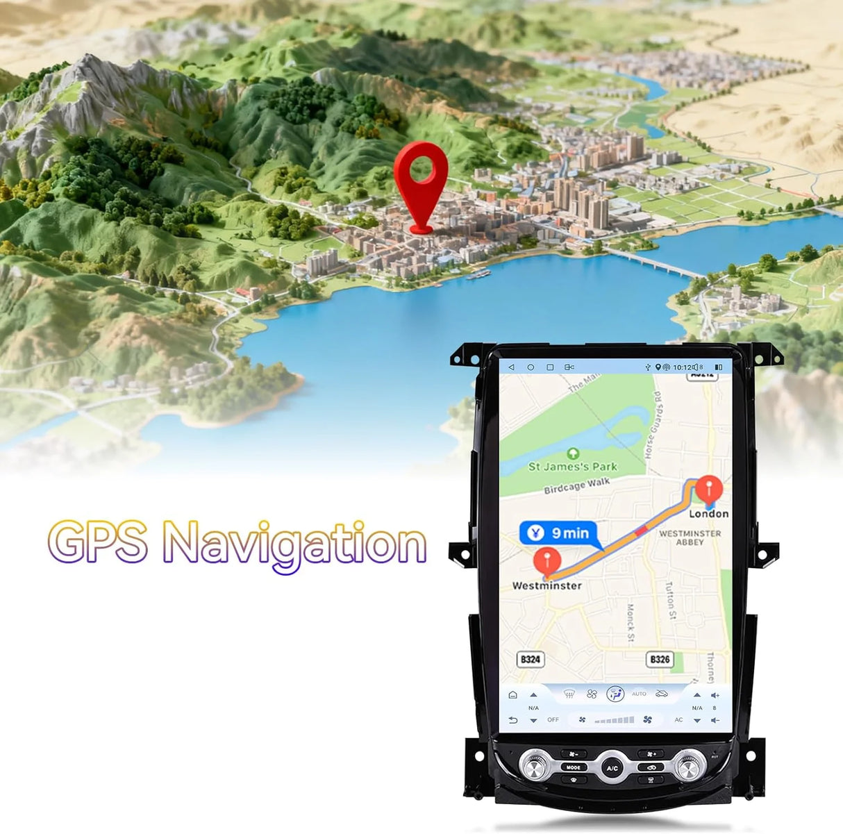 Car Stereo Radio Head Unit Compatible for Nissan 370Z 2009-2021