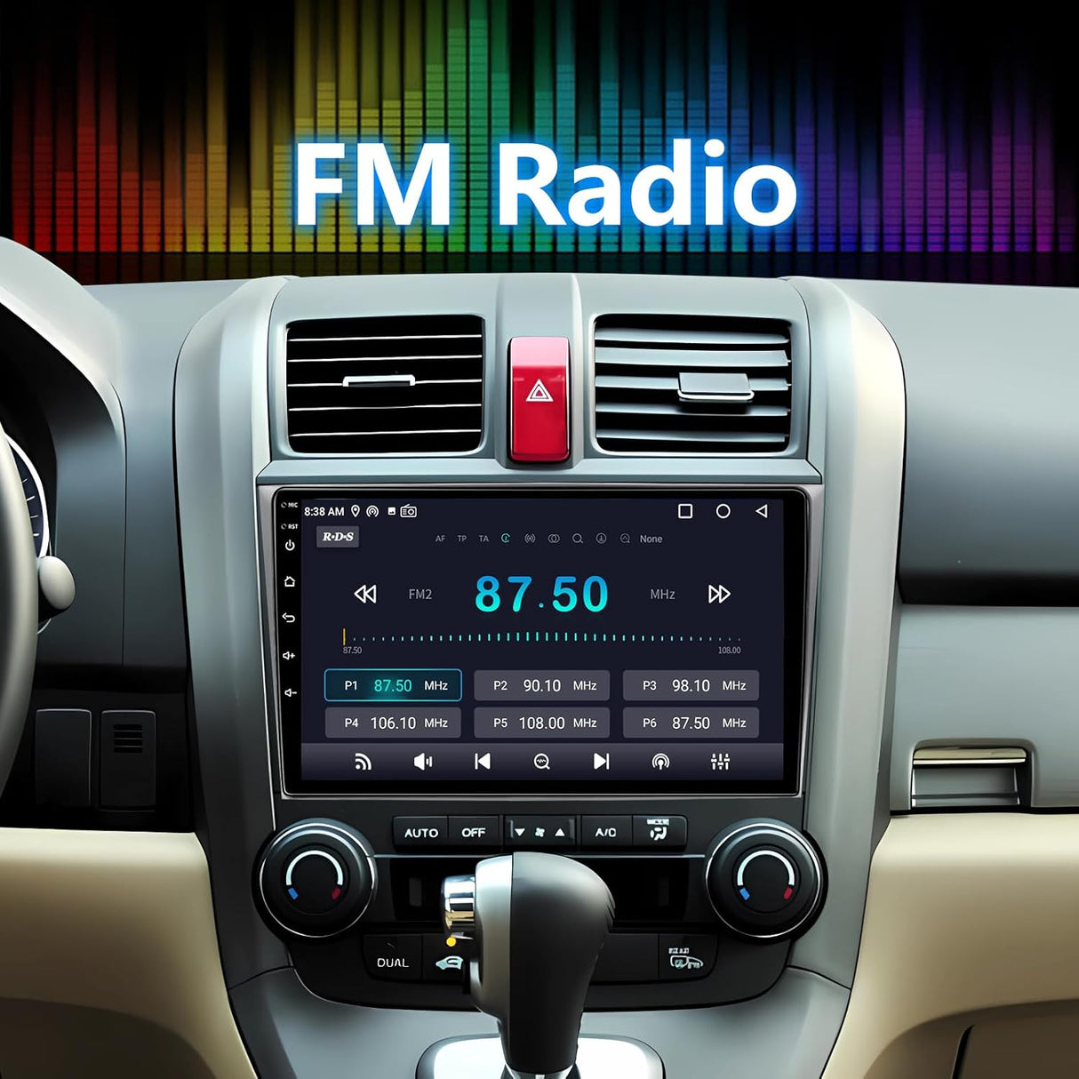 Car Stereo Radio Head Unit Compatible for Honda CRV 2007 2008 2009 2010 2011