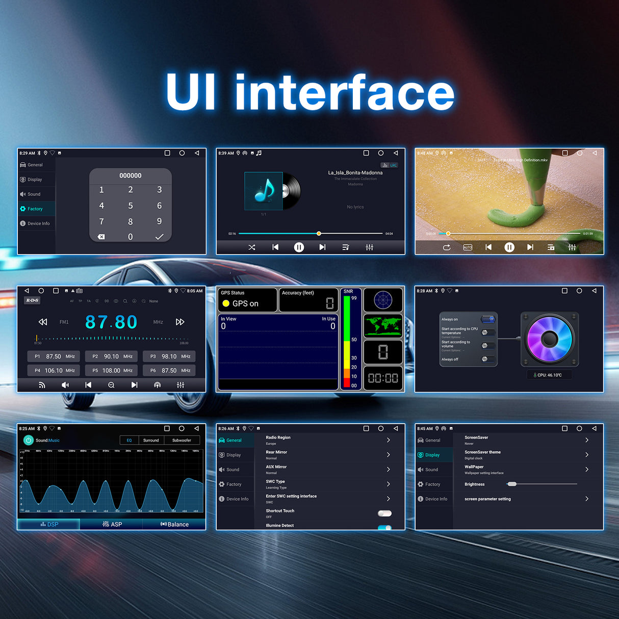 Android 13 2+64G Car Radio Replacement Compatible with Chevy Silverado & GMC Sierra 2014-2018, 10.2" Touch Screen, Wireless CarPlay& Android Auto, WiFi, GPS, Bluetooth, FM, 1080P Backup Camera, SWC