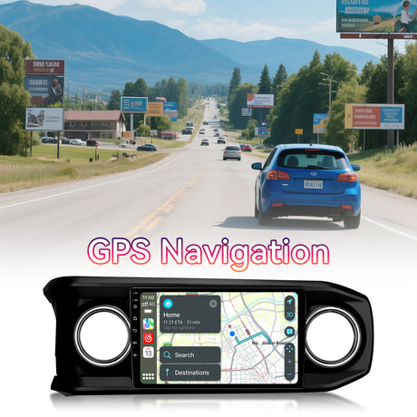 Fbinse Android 13 Car Stereo Head Unit Compatible with 3rd Gen Toyota Tacoma 2016-2023, 10 Inch Touch Screen Car Radio with Wireless CarPlay&Android Auto, GPS, FM, WiFi, Bluetooth, 1080P Reverse Camera, SWC