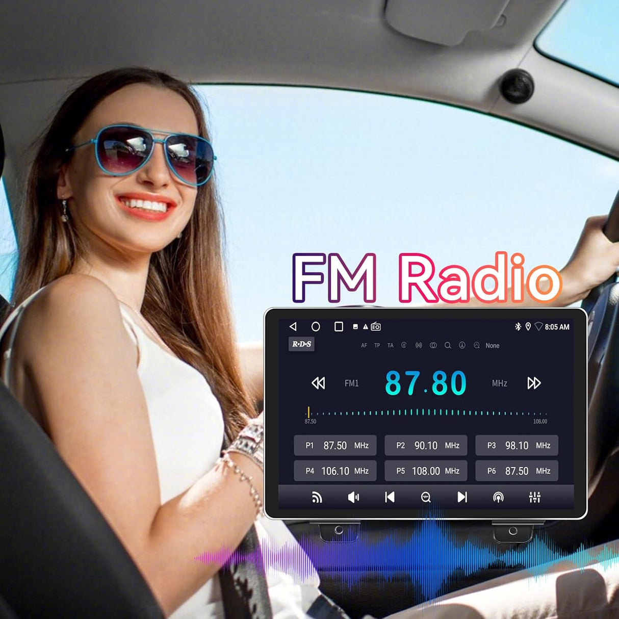 11.5" Android 13 Car Radio Stereo Compatible with Jeep Wrangler JL Gladiator 2018-2023, HD Touchscreen Upgrade, 4GB+64GB, Wireless CarPlay&Android Auto, Support Factory Backup Camera