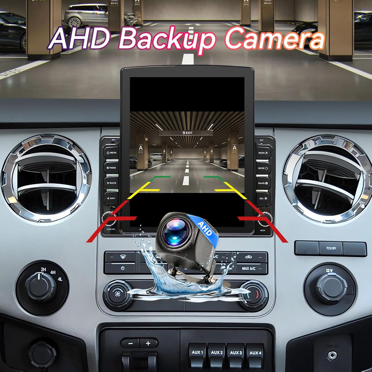 9.7 inch Android 13 Car Radio for Ford F150 2004-2008/Ford Expedition 2007-2014/Edge 2007-2010 Supports Wireless CarPlay/Android Auto