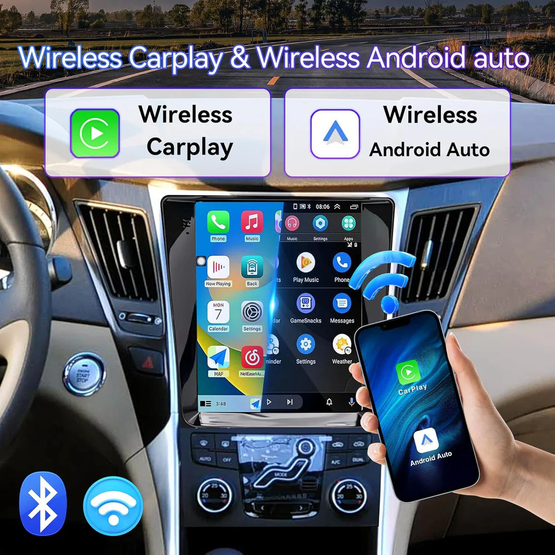 Car Radio Stereo for Hyundai Sonata 2010-2015