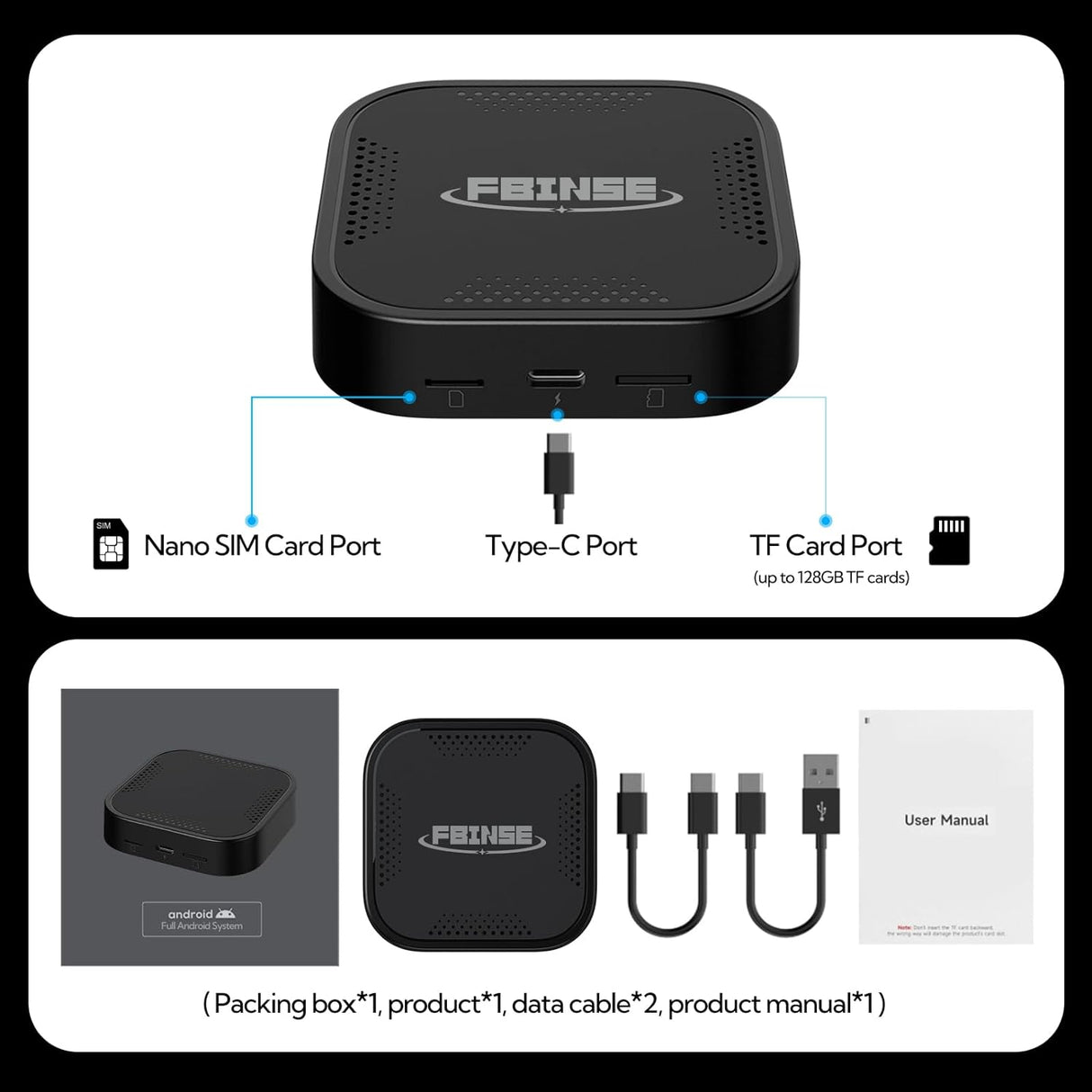 AI Box CarPlay with Wireless Android Auto