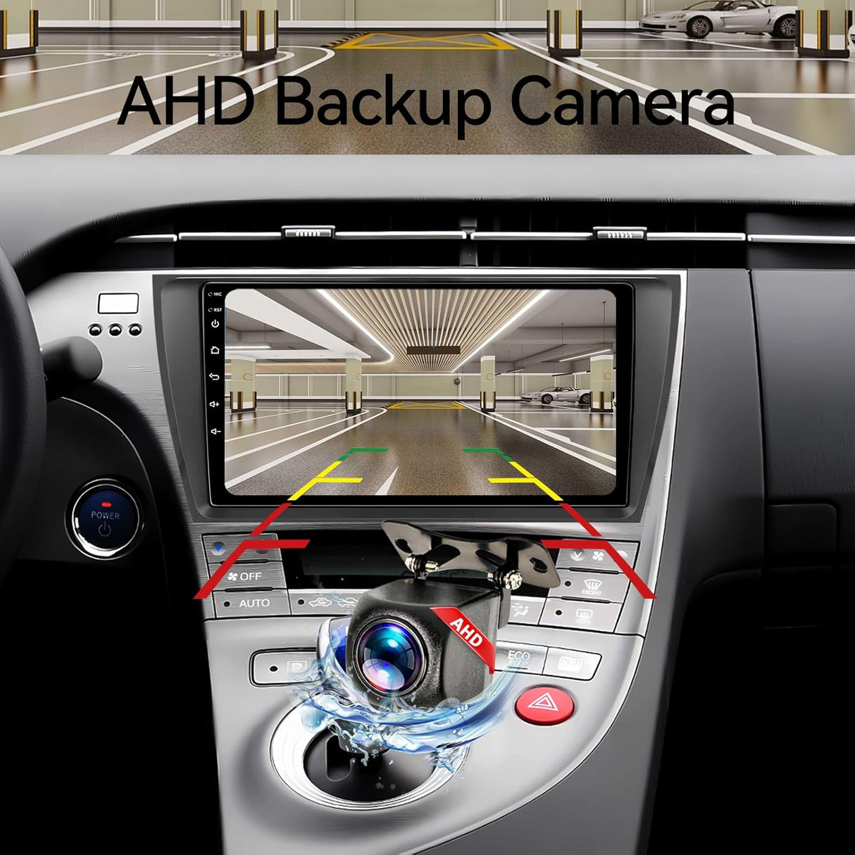 Android 13 Upgrade Car Stereo Radio Compatible with Toyota Prius 2010 2011 2012 2013 2014 2015 Carplay Android Auto, 9 Inch Touchscreen|Head Unit Bluetooth|GPS SWC RCA Back|Camera
