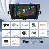 Android 13 Upgrade Car Stereo Radio Compatible with Toyota Prius 2010 2011 2012 2013 2014 2015 Carplay Android Auto, 9 Inch Touchscreen|Head Unit Bluetooth|GPS SWC RCA Back|Camera