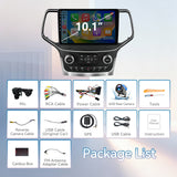 Car Radio for Jeep Grand Cherokee 2014-2021 Wireless CarPlay & Android Auto, 2GB+64GB, Bluetooth, AM/FM, SWC, Backup Camera & Touchscreen