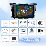 Car Radio Upgrade for Nissan Murano Z52 2014-2020 Stereo Carplay Android Auto 10.1"  ROM Head Unit for Navigation,Music,Radio