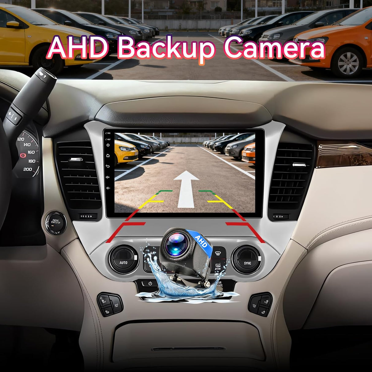 Car Radio Stereo Compatible with Chevy Suburban Tahoe Yukon 2015-2019