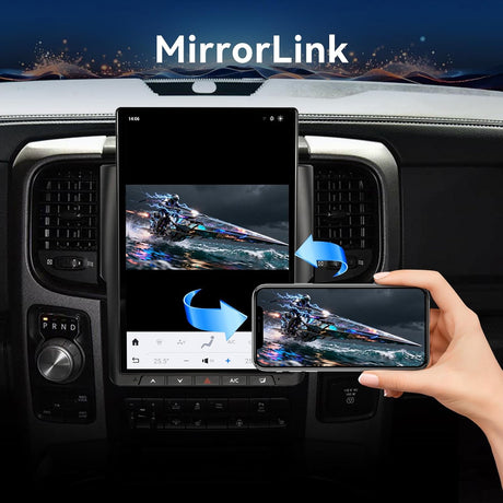 Car Radio Stereo Compatible for Dodge Ram 1500/2500/3500 2013-2018