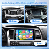 Car Stereo Radio Head Unit Compatible with Toyota Highlander 2014 2015 2016 2017 2018 2019