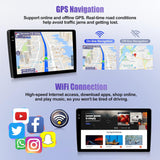 [4G+64G] for Lexus CT200 2011-2018 Android 15 Car Radio with Carplay Android Auto 9 Inch Touch Screen Bluetooth FM RDS/WiFi/GPS Navigation/SWC+AHD Backup Camera