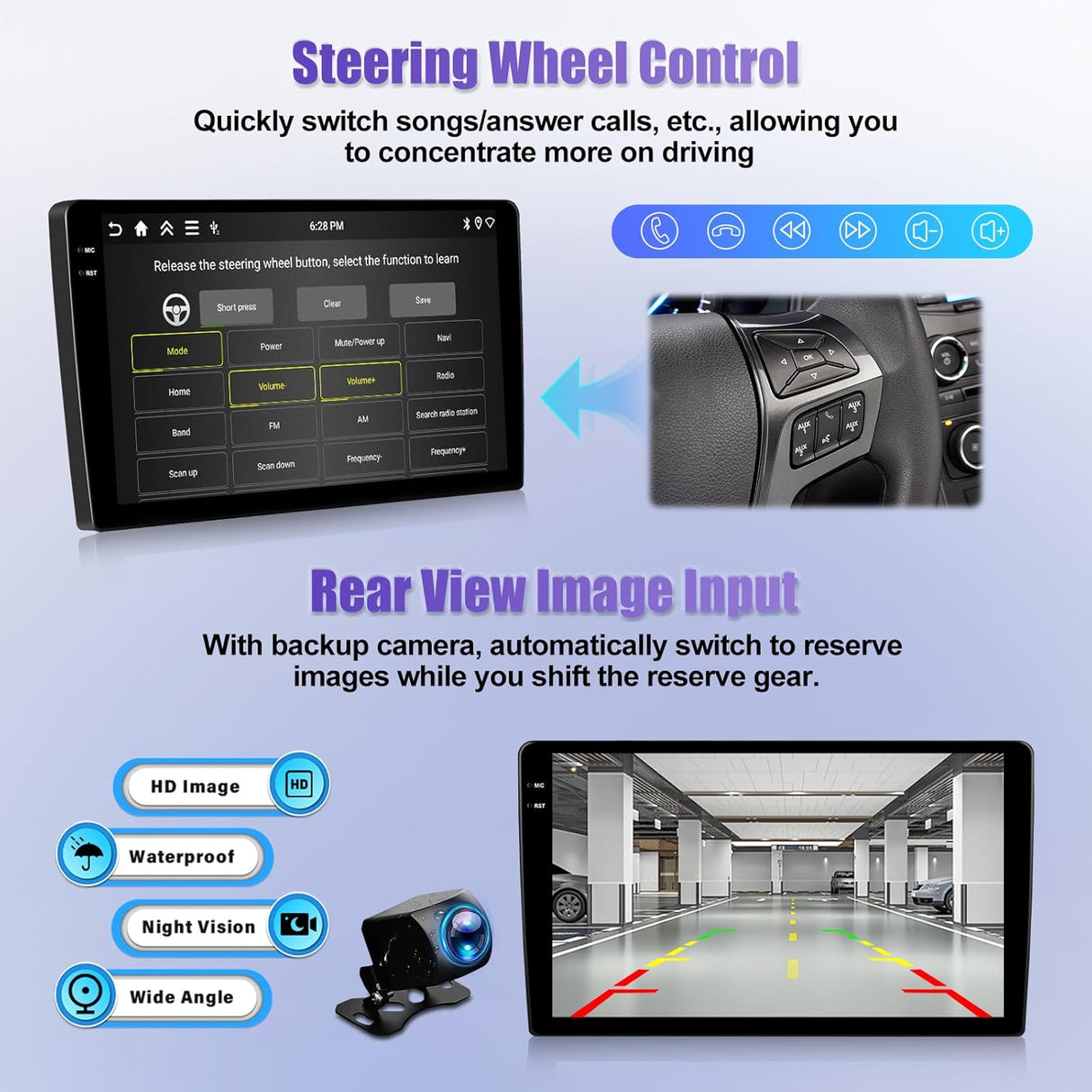 [4G+64G] for Lexus CT200 2011-2018 Android 15 Car Radio with Carplay Android Auto 9 Inch Touch Screen Bluetooth FM RDS/WiFi/GPS Navigation/SWC+AHD Backup Camera