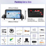 [4G+64G] for Lexus CT200 2011-2018 Android 15 Car Radio with Carplay Android Auto 9 Inch Touch Screen Bluetooth FM RDS/WiFi/GPS Navigation/SWC+AHD Backup Camera
