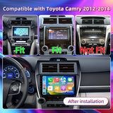 Car Radio Stereo for Toyota Camry 2012-2014,10" Android 13 Touchscreen Head Unit,Wireless CarPlay & Android Auto,GPS Navigation,HD Backup Camera,Mirror Link,WiFi 6,Bluetooth
