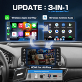 Fbinse Car TV Adapter Pro- HDMI Multimedia & Wireless CarPlay Adapter Supports TV Sticks, Game Consoles for Cars with Factory wired CarPlay