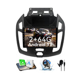 Car Radio Compatible with Ford Transit Connect 2014-2018, Wireless CarPlay Android Auto, 9 Inch Car Head Unit with GPS WiFi Bluetooth SWC Backup Camera (2G+64G)