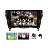 Android 13 Car Radio Stereo for Nissan Rogue X-Trail  2014-2018(Auto AC) with 10.1" Touchscreen Radio Built-in Wireless Carplay/Android Auto/GPS/Bluetooth/FM/AUX-in/SWC/Camera