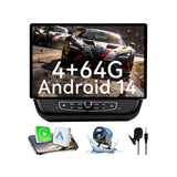 Car Stereo Radio Compatible with Chevrolet Camaro 2016-2019, 4G+64G 13" Touch Screen Car Stereo with Wireless Carplay Android Auto,FM,Multimedia Receiver with GPS Bluetooth ＆ Backup Camera