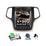 Car Radio for Jeep Grand Cherokee  2014 2015 2016 2017: Touch Screen Stereo Replacement with Carplay Android Auto 5GWiFi BT5.0 Backup Camera GPS