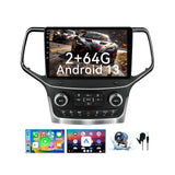 Car Radio for Jeep Grand Cherokee 2014-2021 Wireless CarPlay & Android Auto, 2GB+64GB, Bluetooth, AM/FM, SWC, Backup Camera & Touchscreen
