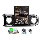 Car Radio for Toyota Tacoma 2016 2017 2018 2019 2020 2021 2022 2023 9.7 Inch Touchscreen Tacoma Stereo Head Unit, Wireless Carplay Android Auto, GPS Navigation, BT FM SWC 5GWiFi, Backup Camera