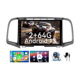 Car Stereo for Toyota Venza 2008-2016 [2+64G] Wireless Carplay/Android Auto,Android13 Car Stereo 9Inch Touch Screen GPS WiFi DSP Bluetooth FM/RDS Mirror Link SWC+AHD Backup Camera