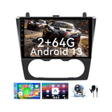 Car Radio for Nissan Altima Teana (Manual AC)2008 2009 2010 2011 2012 IPS HD Touchscreen Screen Double Din Car Stereo with Carplay & Android Auto Support Backup Camera GPS Navi FM WiFi BT