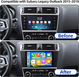 Car Radio Compatible for Subaru Legacy Outback 2015-2018