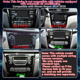 Car Stereo Radio for Nissan Rogue 2014 2015 2016 2017 2018 Manual AC Wireless CarPlay & Android Auto AHD Backup Camera GPS SWC WiFi Bluetooth