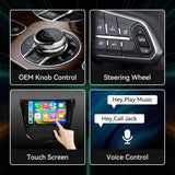Car Stereo Radio for Nissan Rogue 2014 2015 2016 2017 2018 Manual AC Wireless CarPlay & Android Auto AHD Backup Camera GPS SWC WiFi Bluetooth