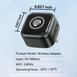 Teeran 2 in 1 Wireless CarPlay and Android Auto Adapter, Easy Setup Plug and Play, Fast Seamless Use Supports lots of Cars with Built-in Wired Car Play/Android Auto Compact Sleek Design Car Adapter