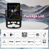 Android 13 Car Radio Stereo Compatible with Dodge Ram 1500/2500/3500 2013-2018 Upgrade with Wireless Carplay&Android Auto, GPS/SWC/Backup Camera, for Manual & Auto AC (9.7 Inch)