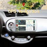 Android Car Stereo for Toyota Yaris 2012-2017 with Wireless CarPlay, Android Auto, Mirror LinkAHD Backup Camera GPS SWC FM WiFi Bluetooth