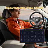 Android Car Stereo for Toyota Yaris 2012-2017 with Wireless CarPlay, Android Auto, Mirror LinkAHD Backup Camera GPS SWC FM WiFi Bluetooth