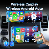Car Radio for Toyota Prius 2003 2004 2005 2006 2007 2008 2009 Stereo, 9’’ Touch Screen Head Unit for Prius Android Radio Bluetooth, Wireless Carplay Android Auto, GPS, WiFi, HiFi, SWC, Mic, Backup Cam