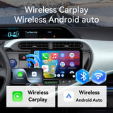 Car Stereo for Toyota Prius C 2012 2013 2014, Hikity 9'' Touch Screen Prius C Car Radio Wireless CarPlay Android Auto GPS Mirror Link 5G WiFi Bluetooth FM/EQ/RDS Backup Cam+MIC