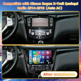 Android 13 Car Stereo for 2014-2018 Nissan X-Trail Qashqai Rogue Support Wireless CarPlay & Android Auto